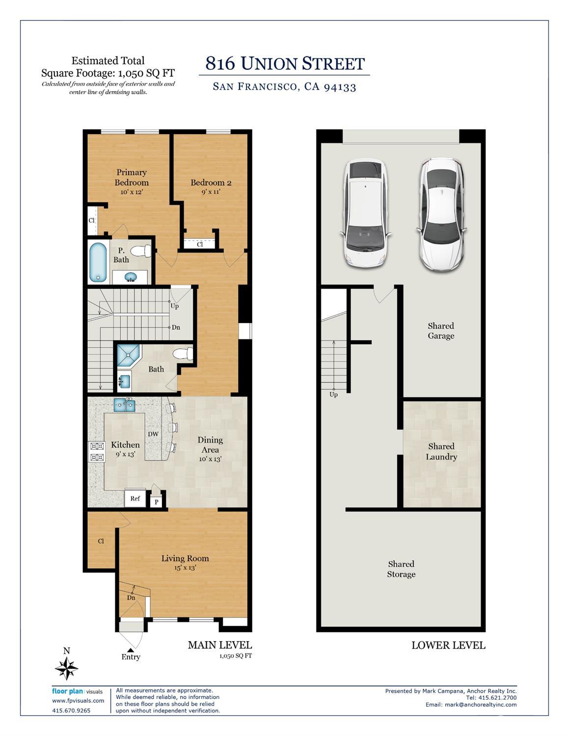 Detail Gallery Image 30 of 30 For 816 Union St, San Francisco,  CA 94133 - 2 Beds | 2 Baths