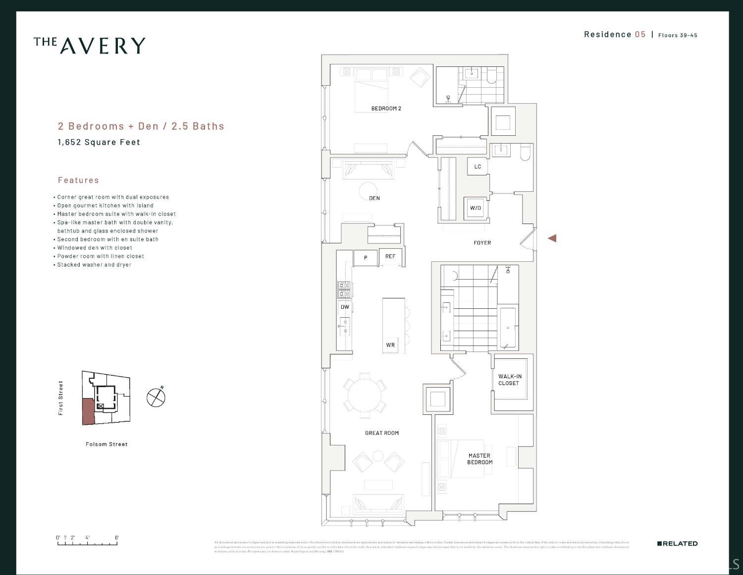 Detail Gallery Image 20 of 22 For 488 Folsom St #3905,  San Francisco,  CA 94105 - 2 Beds | 2/1 Baths