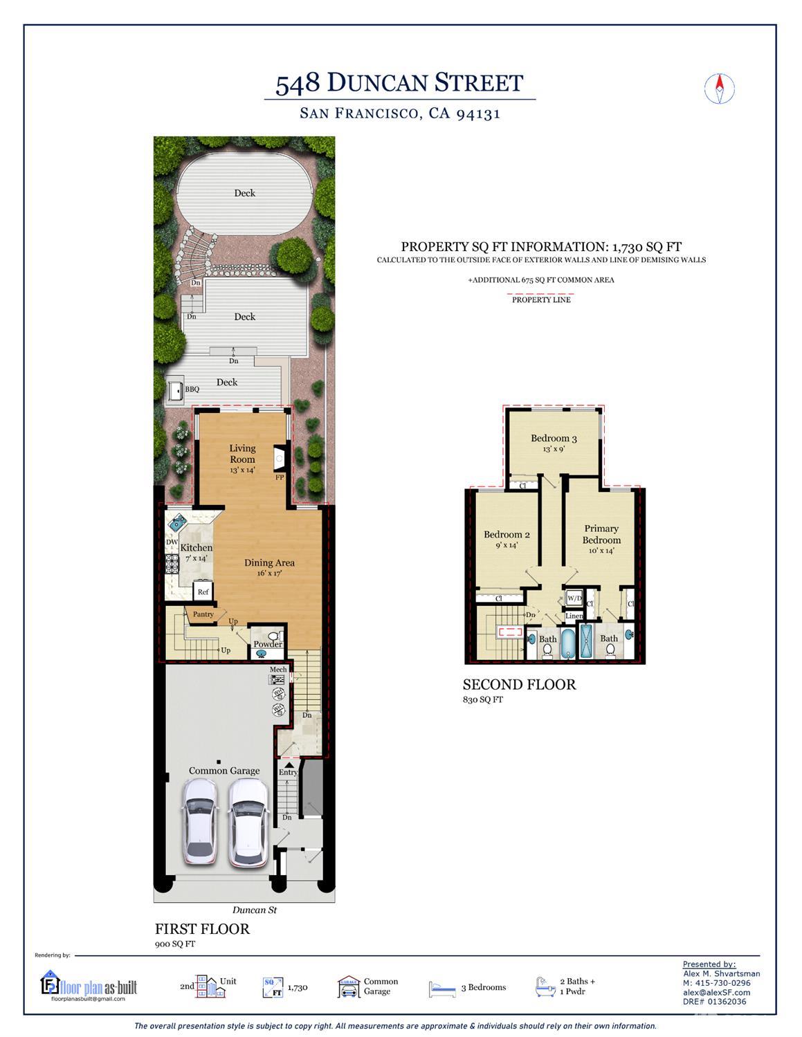 Detail Gallery Image 10 of 10 For 548 Duncan St #101,  San Francisco,  CA 94131 - 3 Beds | 2/1 Baths