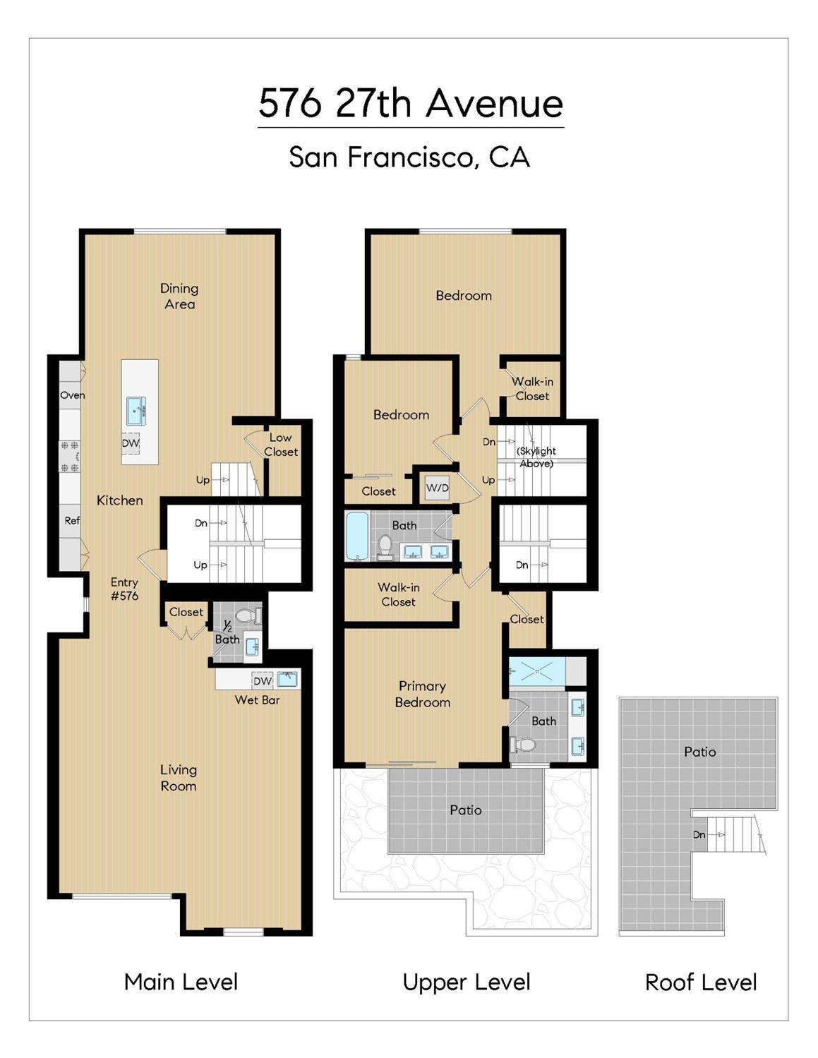 Detail Gallery Image 34 of 34 For 576 27th Ave, San Francisco,  CA 94121 - 3 Beds | 2/1 Baths