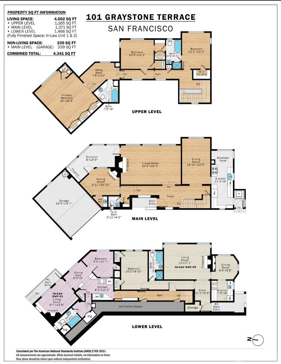 Detail Gallery Image 71 of 72 For 101 Graystone Ter, San Francisco,  CA 94114 - 3 Beds | 2/1 Baths