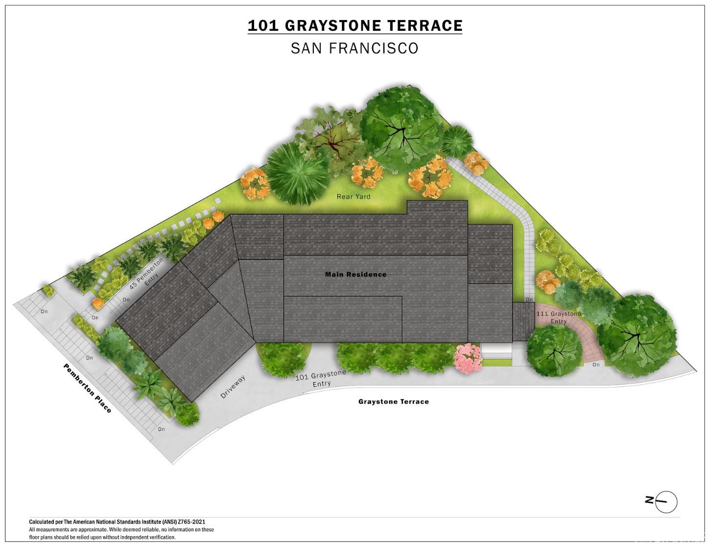 Detail Gallery Image 72 of 72 For 101 Graystone Ter, San Francisco,  CA 94114 - 3 Beds | 2/1 Baths