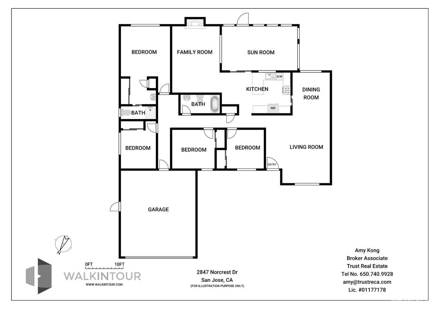 Detail Gallery Image 37 of 37 For 2847 Norcrest Dr, San Jose,  CA 95148 - 4 Beds | 2 Baths