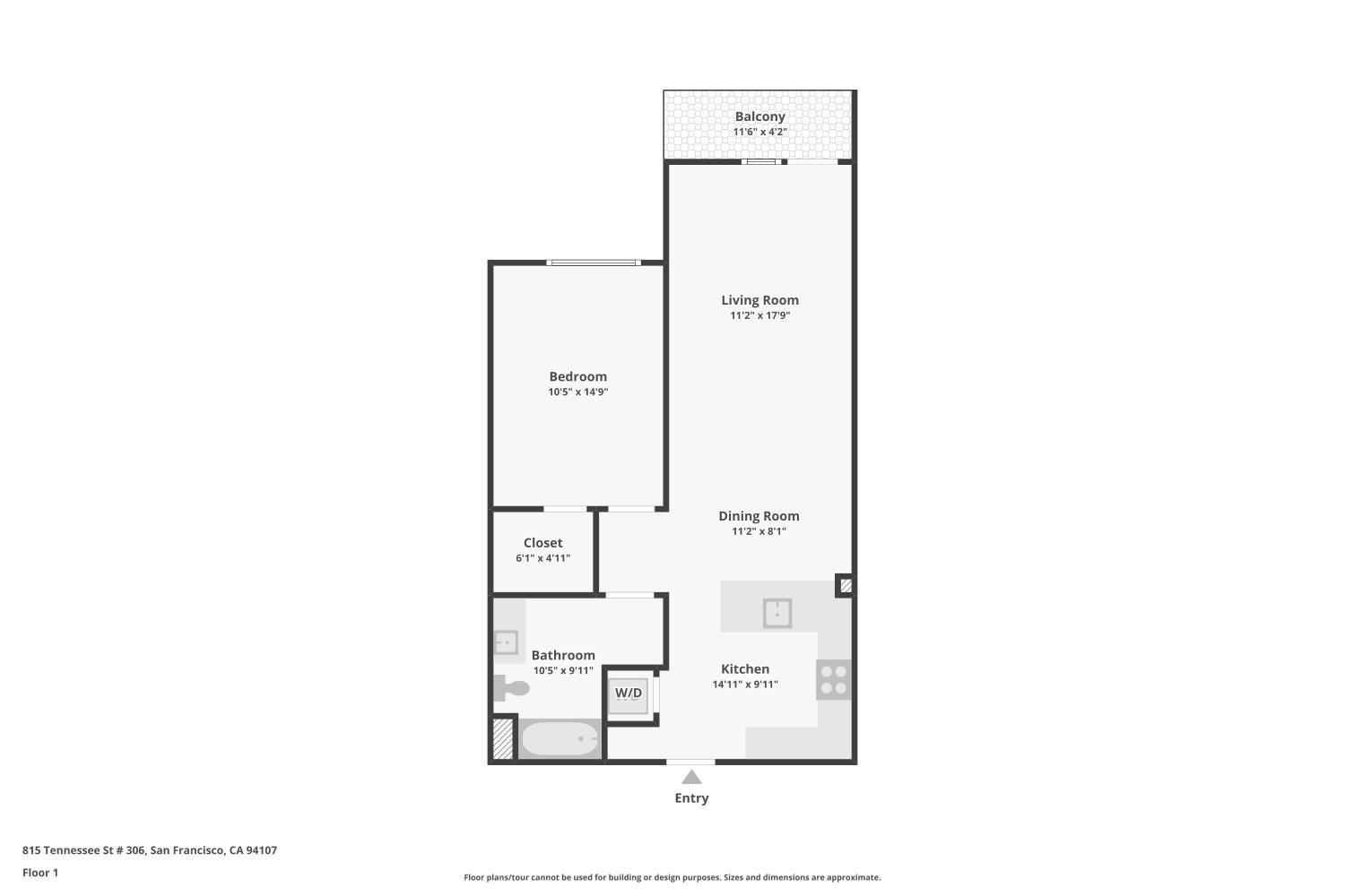 Detail Gallery Image 19 of 36 For 815 Tennessee St #306,  San Francisco,  CA 94107 - 1 Beds | 1 Baths