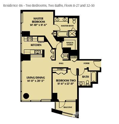 Detail Gallery Image 15 of 15 For 425 1st St #4806,  San Francisco,  CA 94105 - 2 Beds | 2 Baths