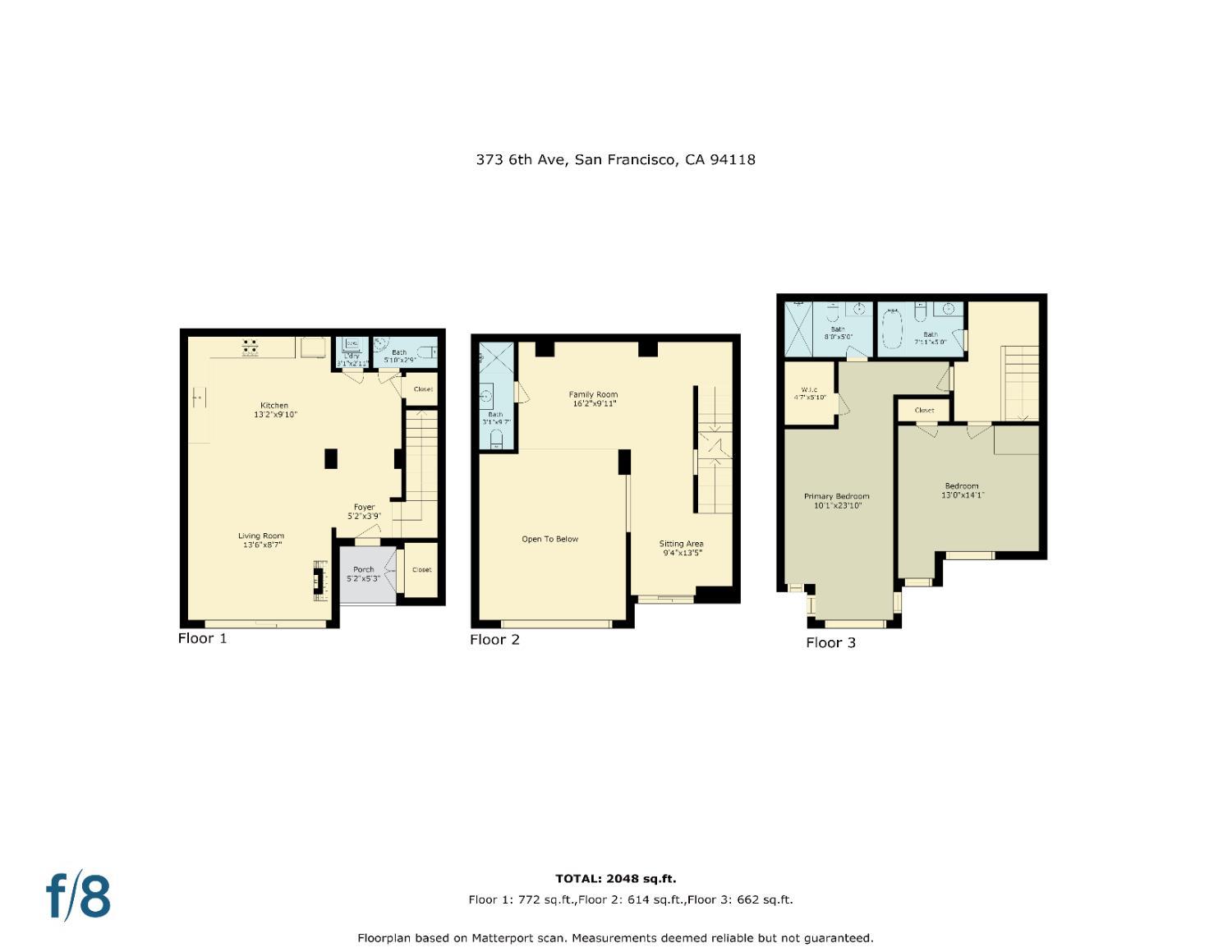 Detail Gallery Image 62 of 62 For 373 6th Ave, San Francisco,  CA 94118 - 3 Beds | 3/1 Baths