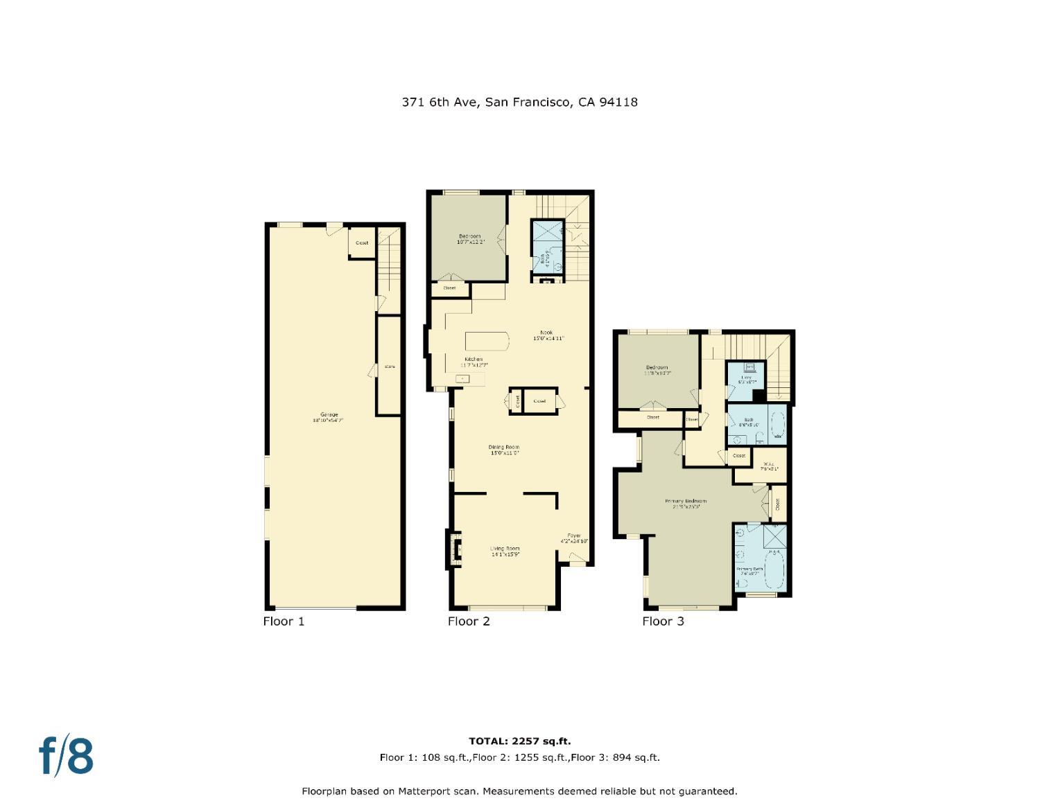 Detail Gallery Image 70 of 70 For 371 6th Ave, San Francisco,  CA 94118 - 3 Beds | 3 Baths