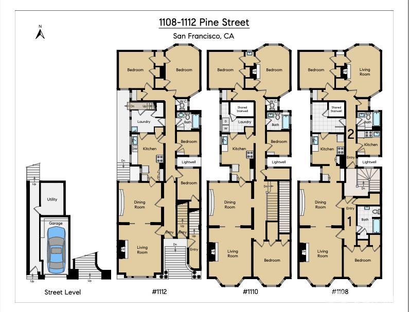 Detail Gallery Image 48 of 53 For 1108 Pine St, San Francisco,  CA 94109 - – Beds | – Baths