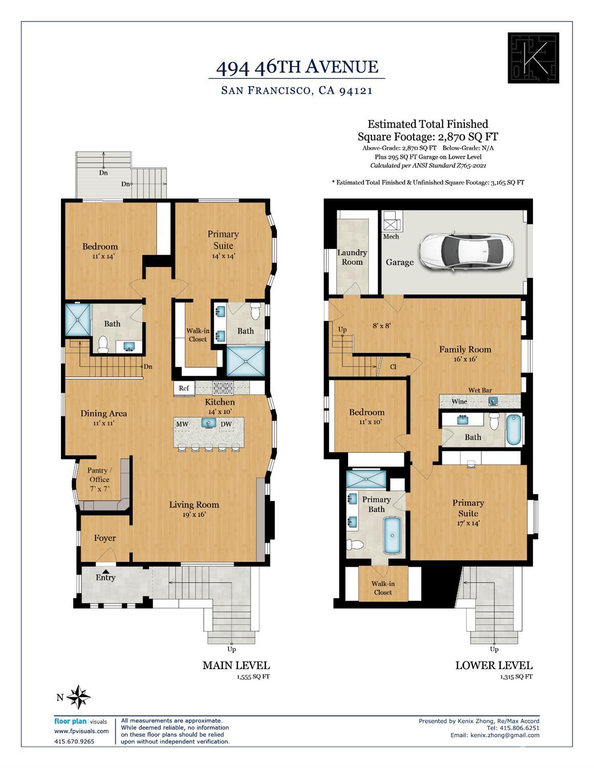 Detail Gallery Image 7 of 99 For 494 46th Ave, San Francisco,  CA 94121 - 4 Beds | 4 Baths