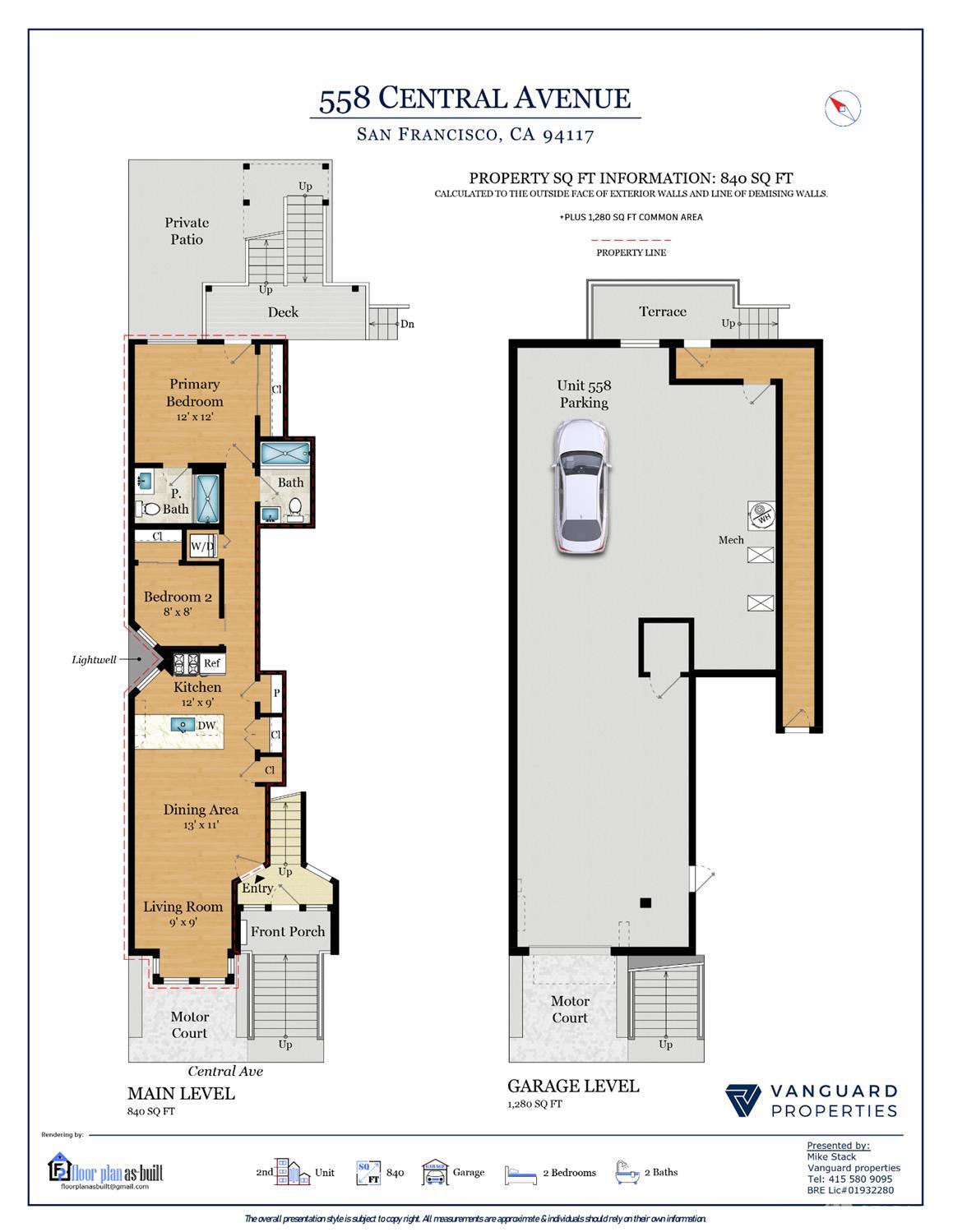 Detail Gallery Image 23 of 29 For 558 Central Ave, San Francisco,  CA 94117 - 2 Beds | 2 Baths