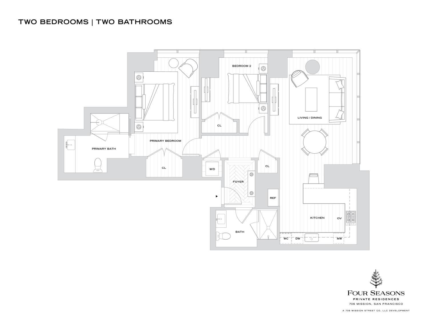 Detail Gallery Image 24 of 24 For 706 Mission St 10c,  San Francisco,  CA 94103 - 2 Beds | 2 Baths