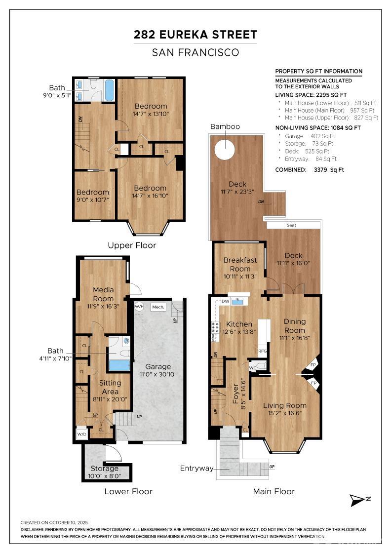 Detail Gallery Image 41 of 44 For 282 Eureka St, San Francisco,  CA 94114 - 4 Beds | 2/1 Baths