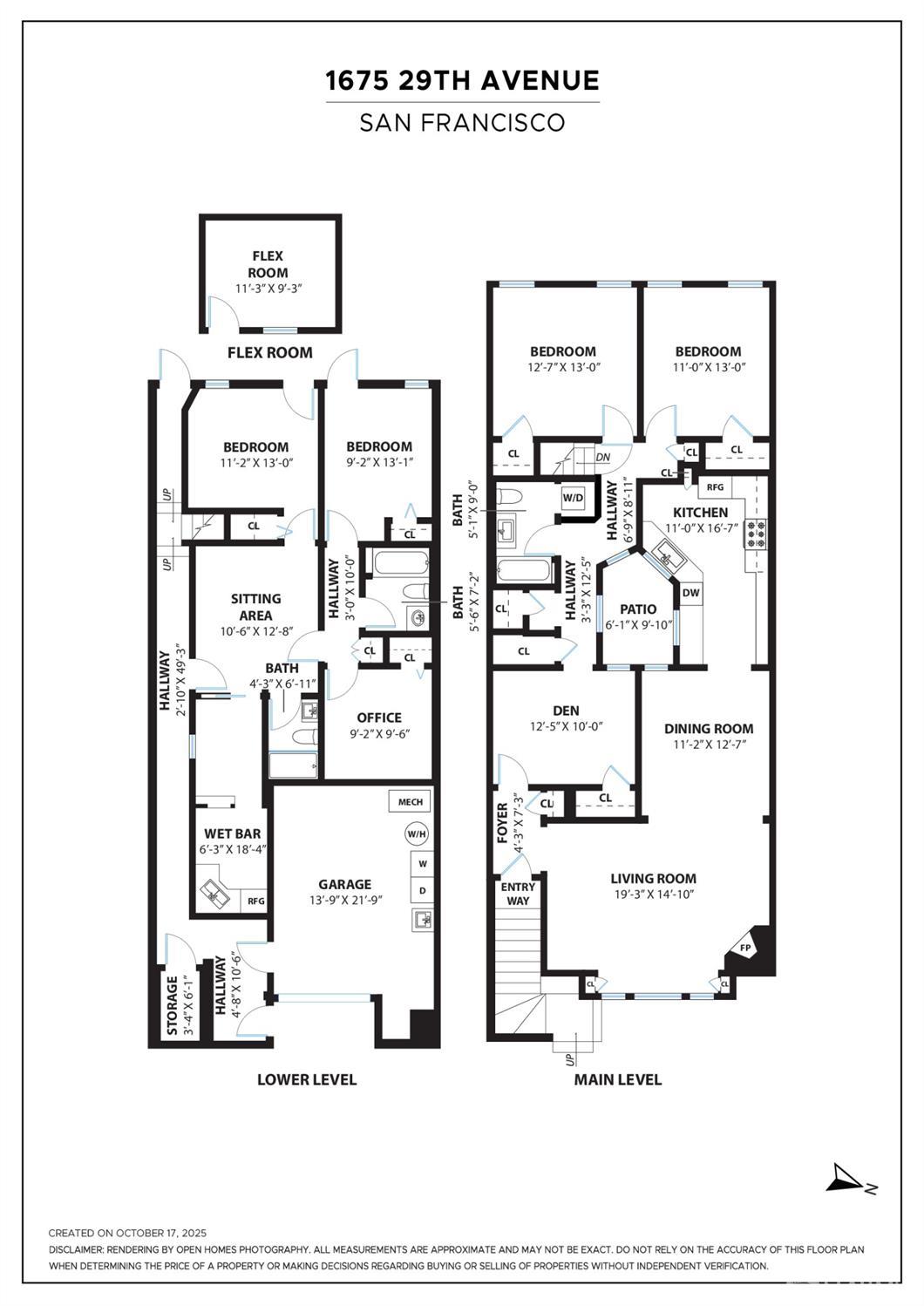Detail Gallery Image 61 of 61 For 1675 29th Ave, San Francisco,  CA 94122 - 4 Beds | 3 Baths