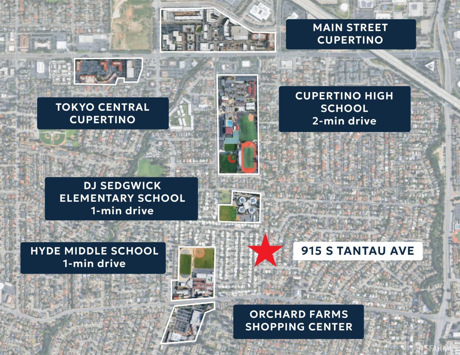 Detail Gallery Image 2 of 36 For 915 S Tantau Ave, Cupertino,  CA 95014 - 4 Beds | 2 Baths