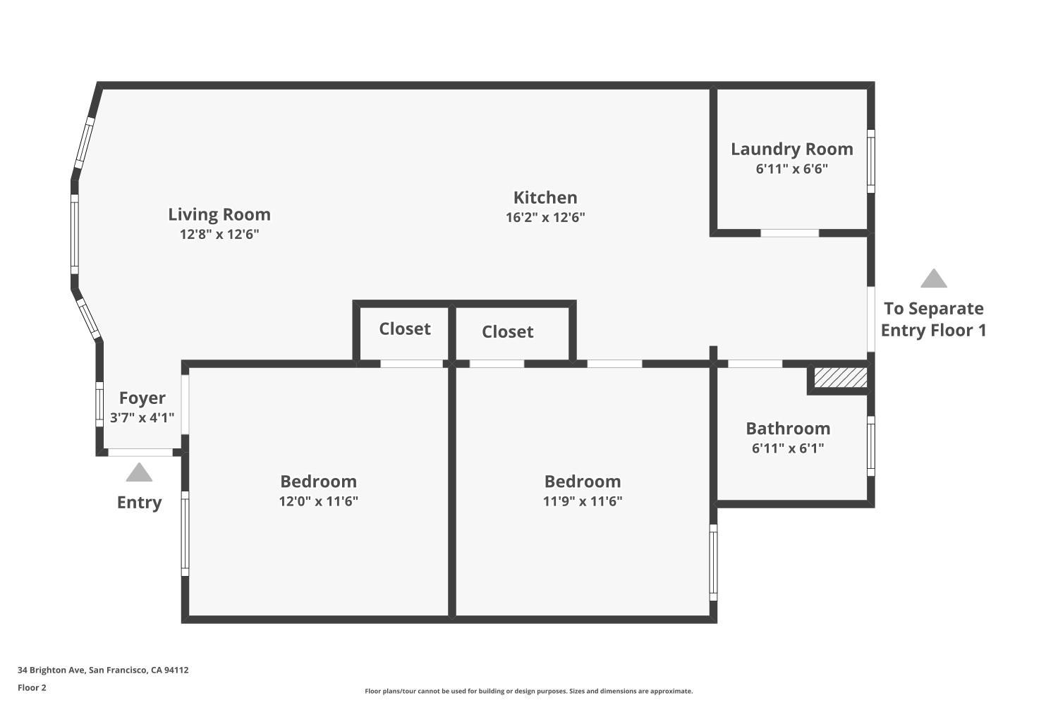 Detail Gallery Image 33 of 34 For 34 Brighton Ave, San Francisco,  CA 94112 - 3 Beds | 2 Baths