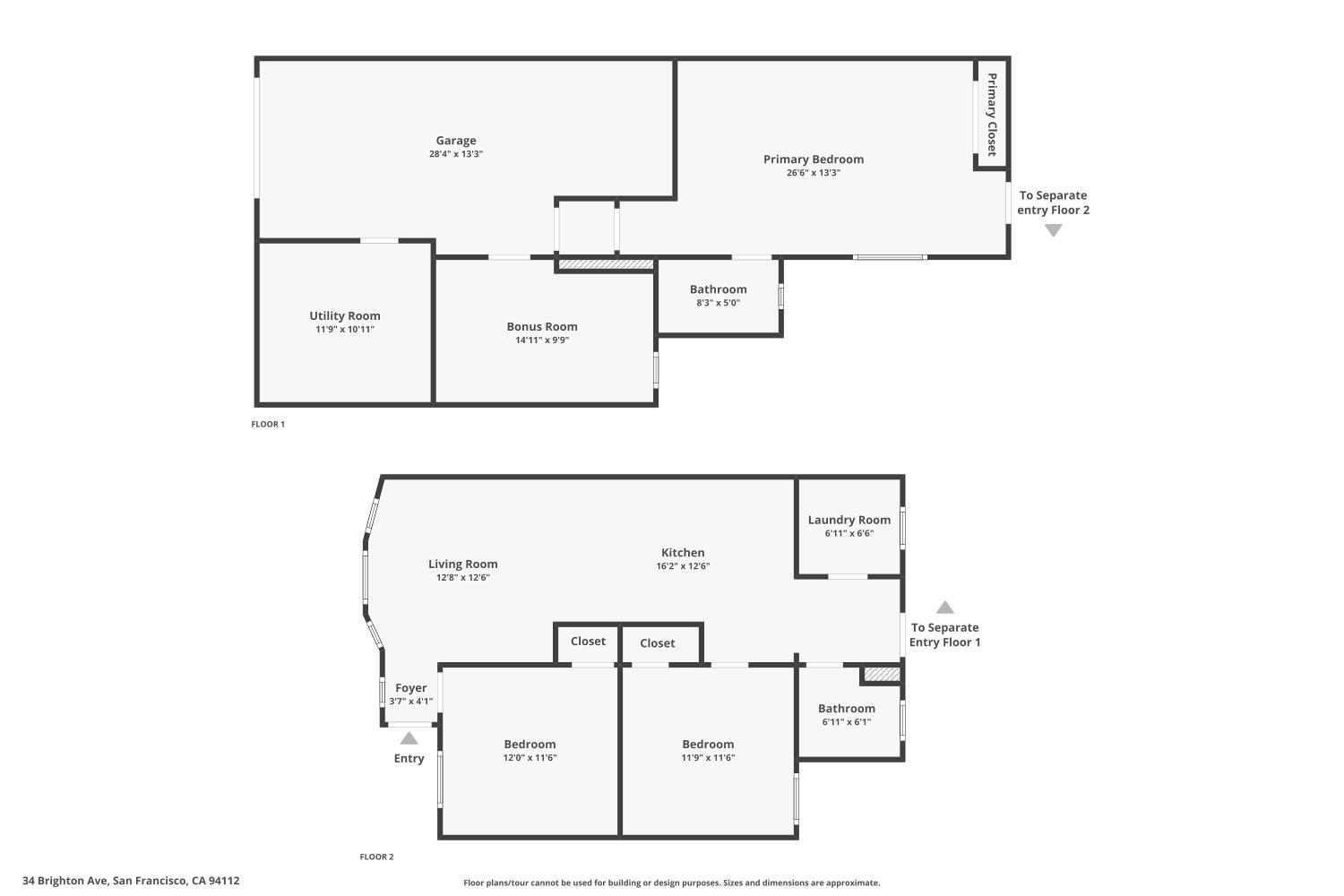 Detail Gallery Image 34 of 34 For 34 Brighton Ave, San Francisco,  CA 94112 - 3 Beds | 2 Baths