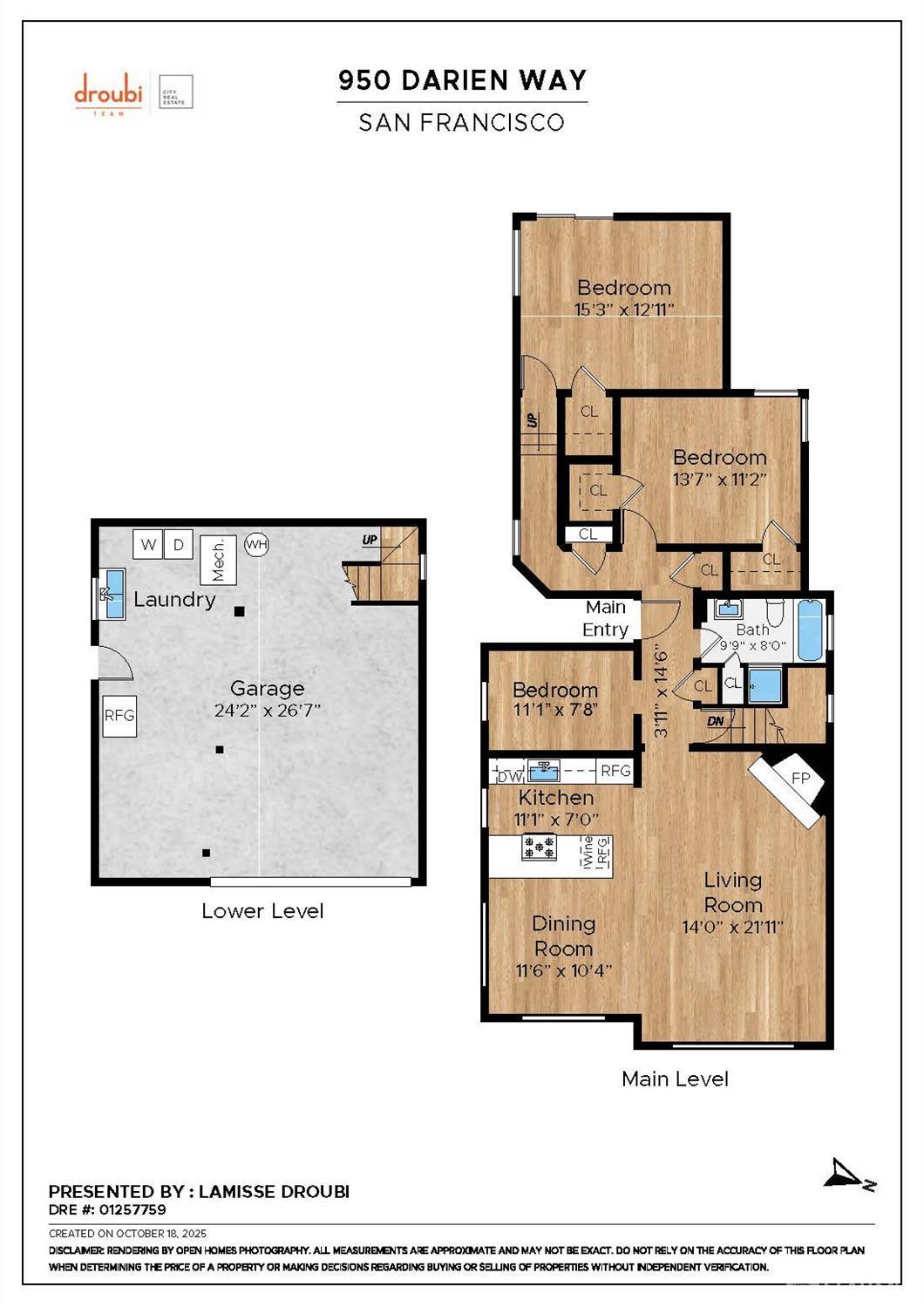 Detail Gallery Image 14 of 14 For 950 Darien Way, San Francisco,  CA 94127 - 3 Beds | 1 Baths