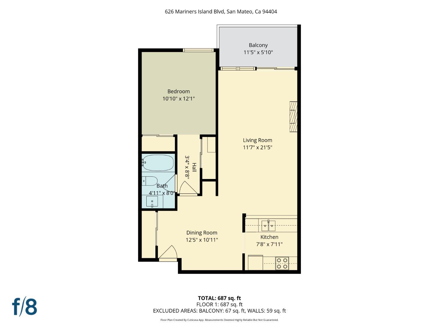 Detail Gallery Image 29 of 29 For 626 Mariners Island Blvd #205,  San Mateo,  CA 94404 - 1 Beds | 1 Baths