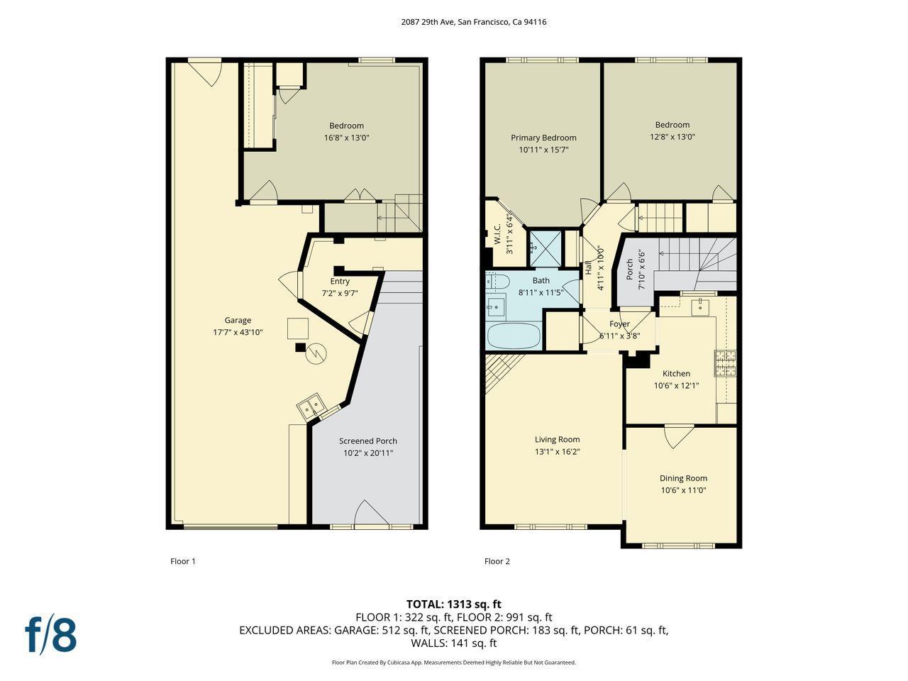 Detail Gallery Image 3 of 55 For 2087 29th Ave, San Francisco,  CA 94116 - 3 Beds | 1 Baths