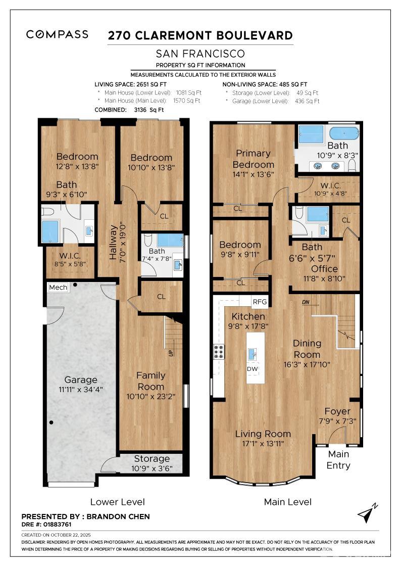 Detail Gallery Image 62 of 62 For 270 Claremont Blvd, San Francisco,  CA 94127 - 4 Beds | 4 Baths