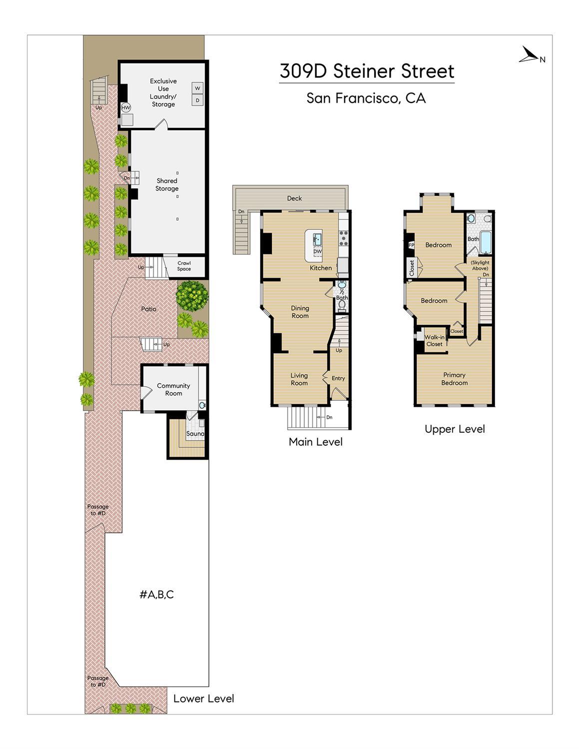 Detail Gallery Image 58 of 59 For 309 Steiner St #D,  San Francisco,  CA 94117 - 3 Beds | 1/1 Baths