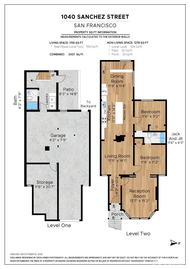 Detail Gallery Image 34 of 35 For 1040 Sanchez St, San Francisco,  CA 94114 - 2 Beds | 1 Baths