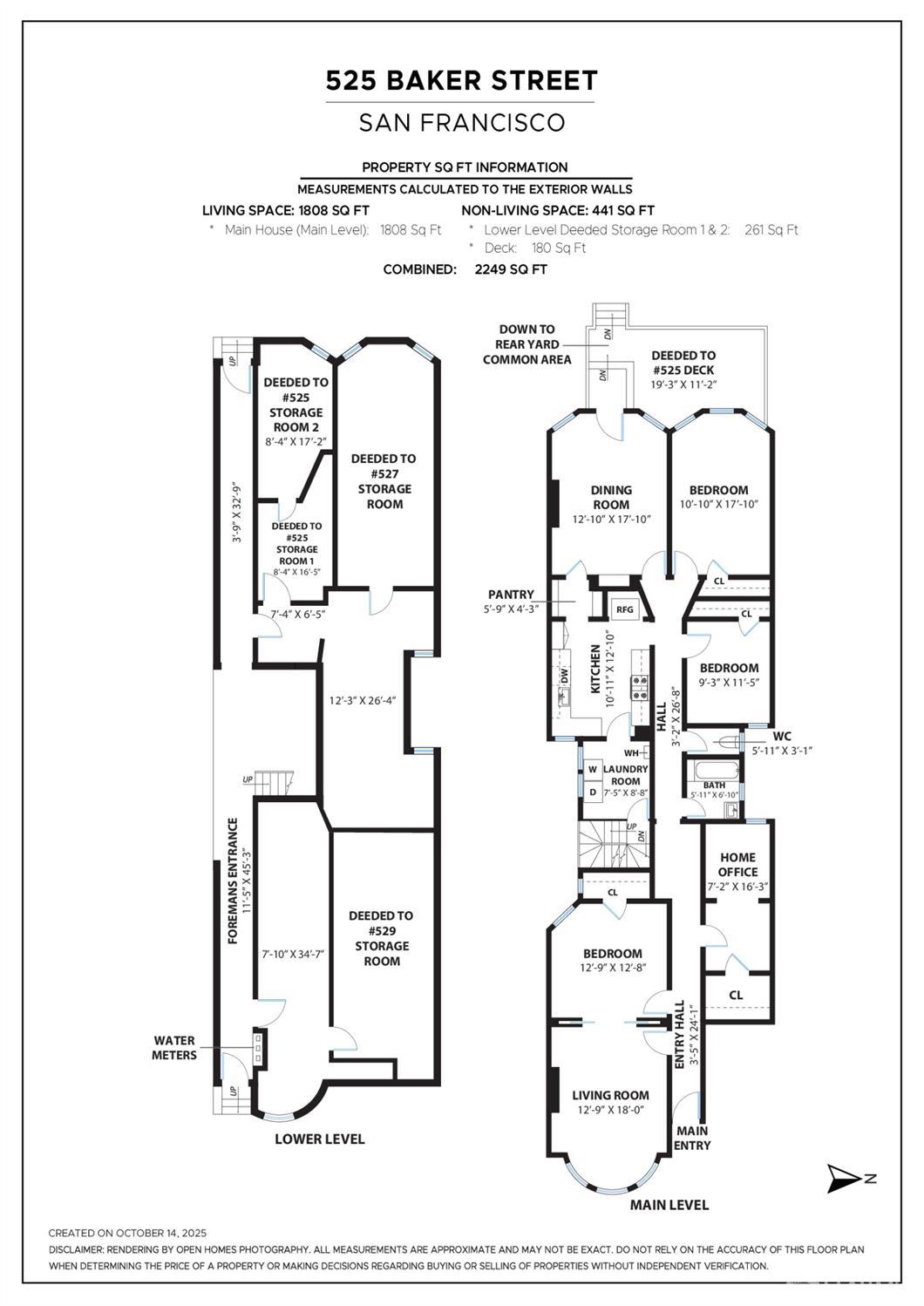 Detail Gallery Image 42 of 42 For 525 Baker St, San Francisco,  CA 94117 - 3 Beds | 1 Baths