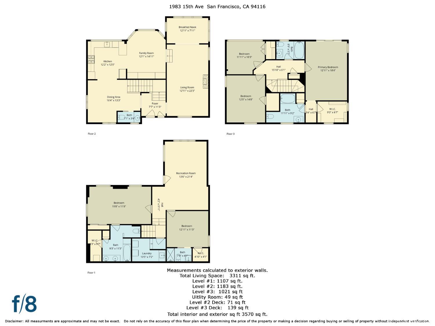 Detail Gallery Image 97 of 97 For 1983 15th Ave, San Francisco,  CA 94116 - 5 Beds | 4/1 Baths