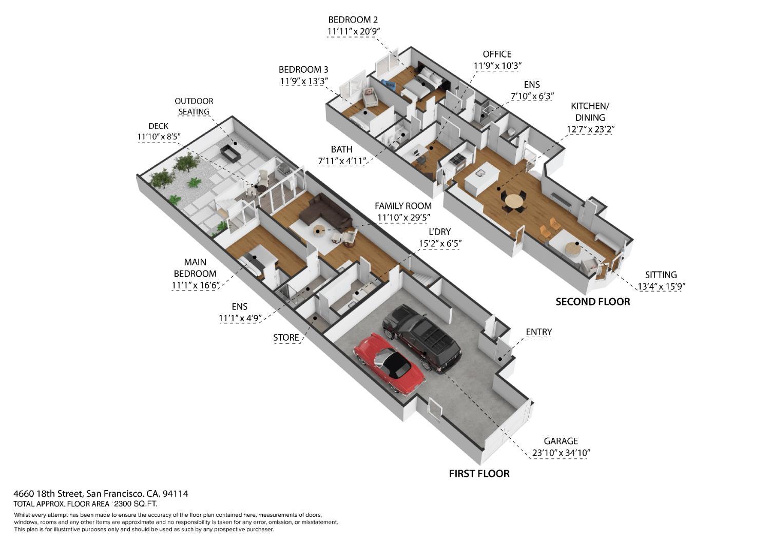 Detail Gallery Image 44 of 77 For 4660 18th St, San Francisco,  CA 94114 - 3 Beds | 3/1 Baths