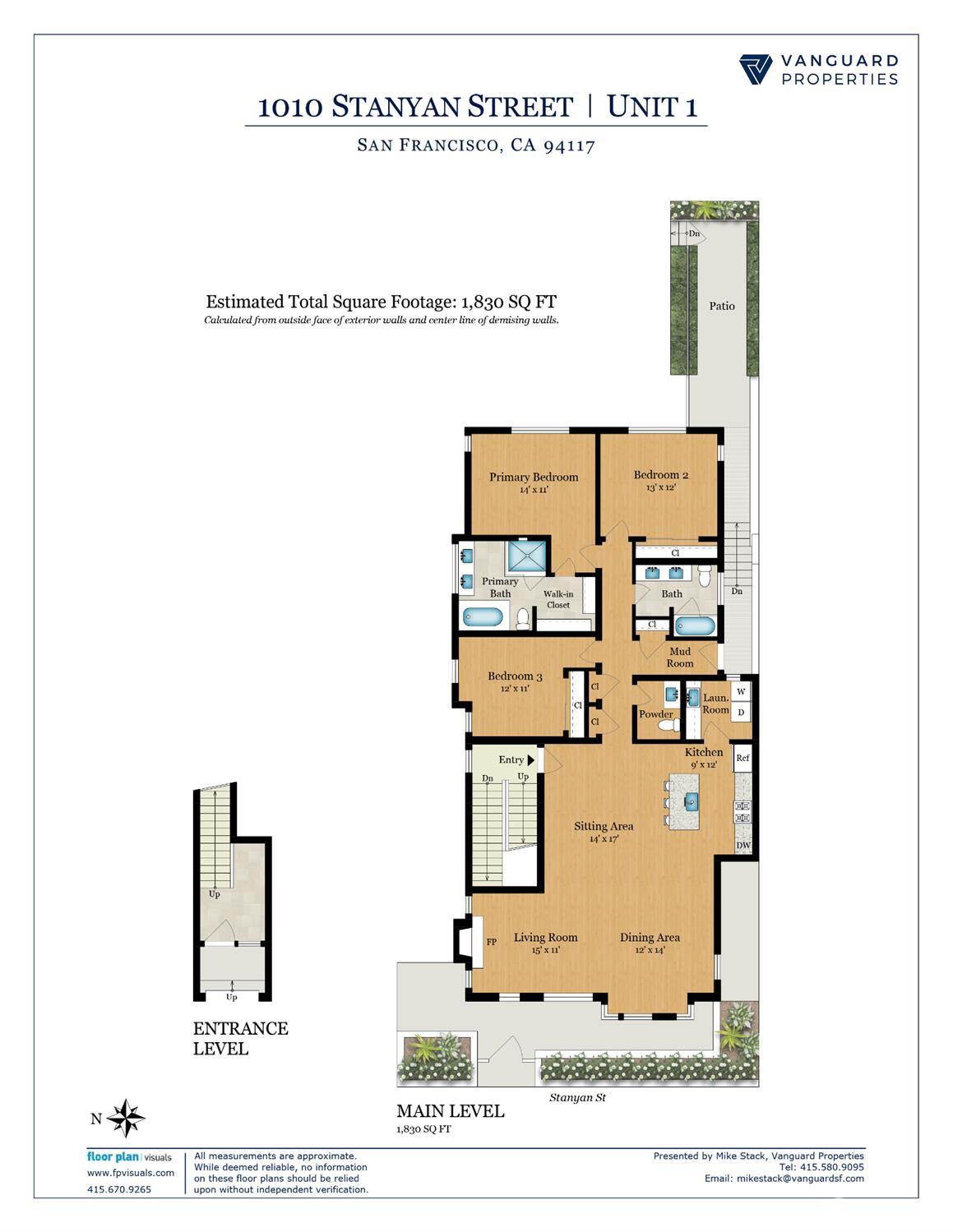 Detail Gallery Image 26 of 33 For 1010 Stanyan St #1,  San Francisco,  CA 94117 - 3 Beds | 2/1 Baths