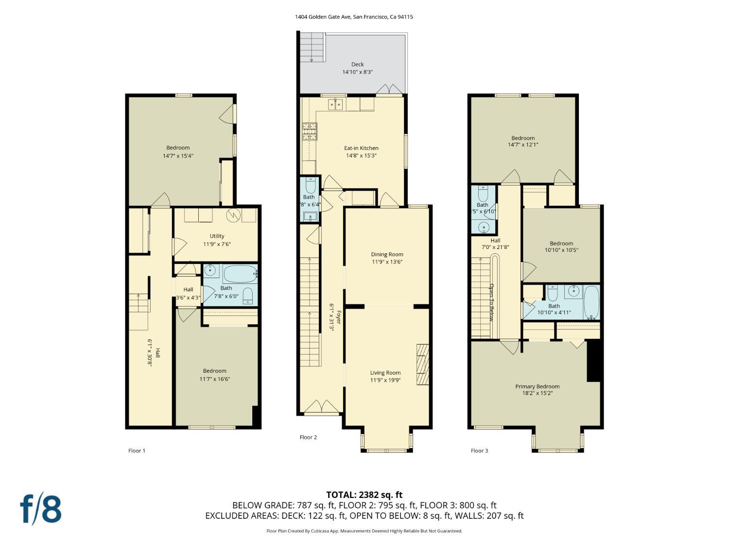 Detail Gallery Image 18 of 21 For 1404 Golden Gate Ave, San Francisco,  CA 94115 - 5 Beds | 2/1 Baths