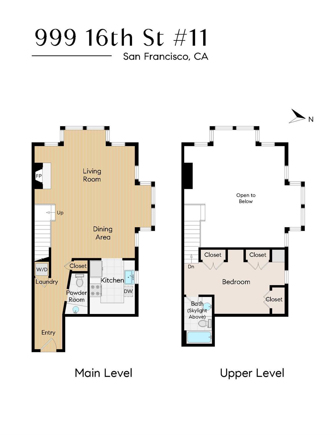 Detail Gallery Image 15 of 15 For 999 16th St #11,  San Francisco,  CA 94107 - 1 Beds | 1/1 Baths