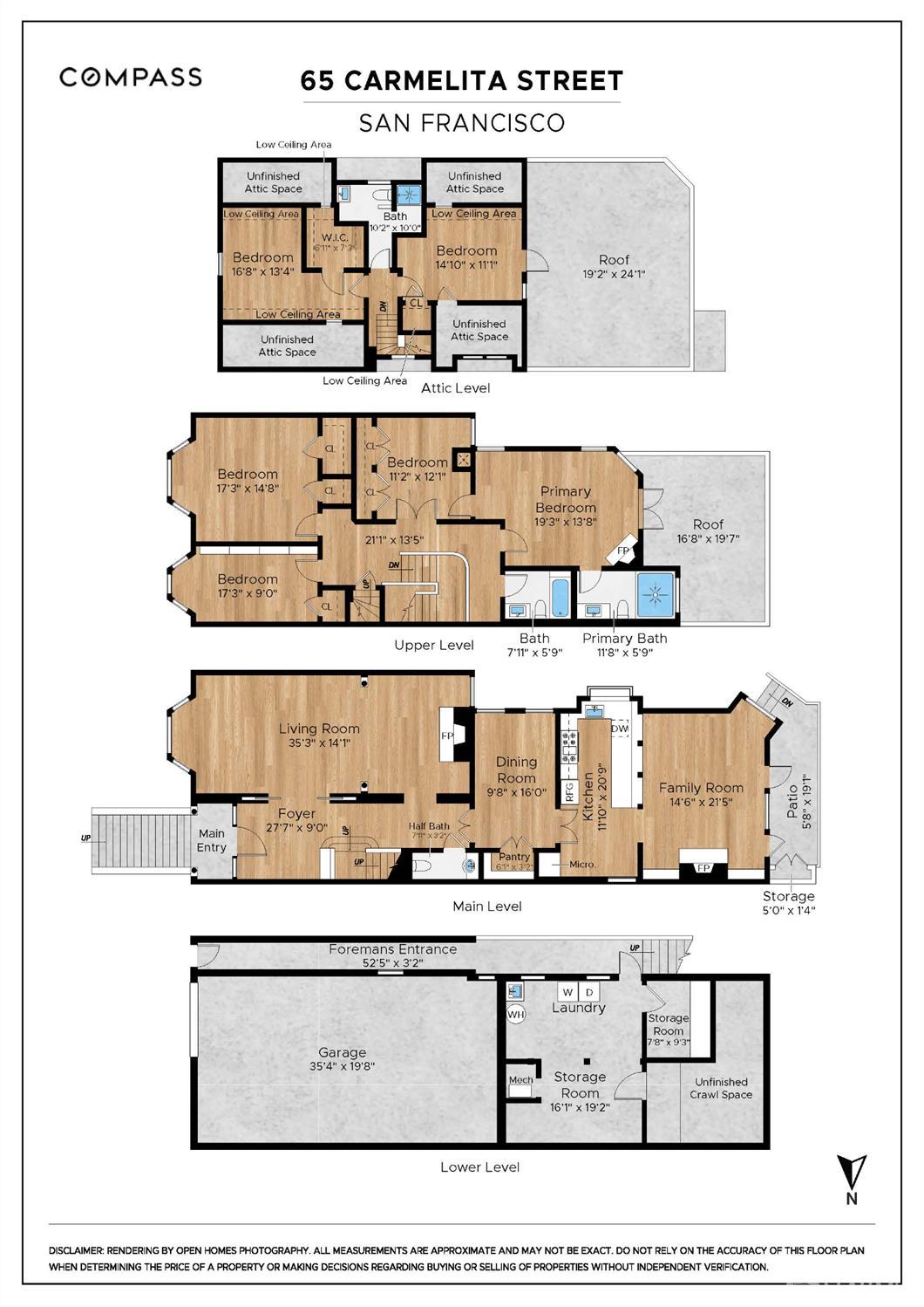 Detail Gallery Image 92 of 92 For 65 Carmelita St, San Francisco,  CA 94117 - 6 Beds | 3/1 Baths