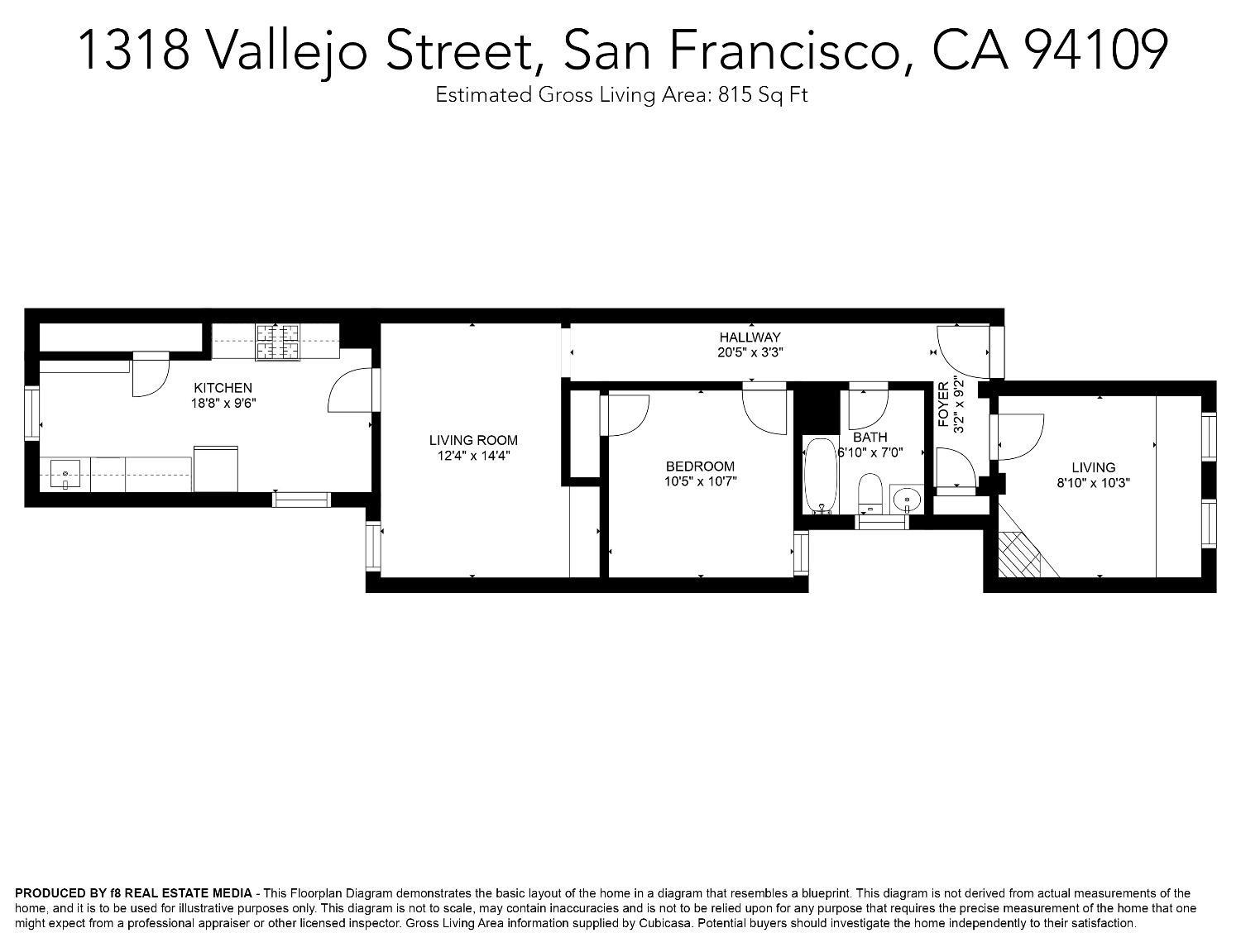 Detail Gallery Image 18 of 47 For 1318 Vallejo St, San Francisco,  CA 94109 - 2 Beds | 1 Baths