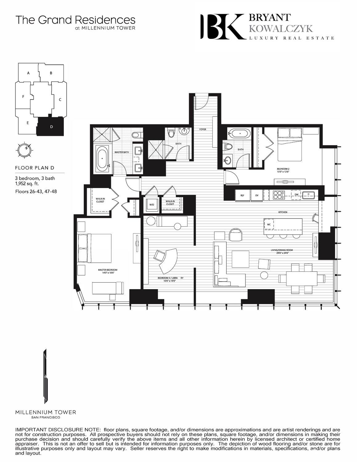 Detail Gallery Image 23 of 54 For 301 Mission St 29d,  San Francisco,  CA 94105 - 2 Beds | 3 Baths