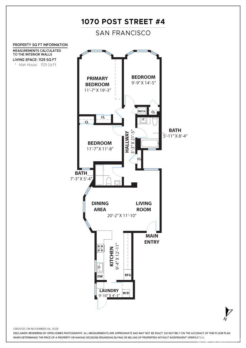 Detail Gallery Image 2 of 38 For 1070 Post St #4,  San Francisco,  CA 94109 - 3 Beds | 2 Baths