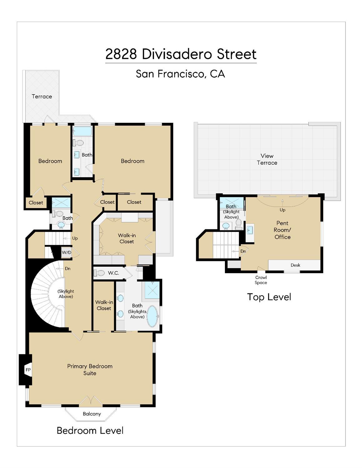 Detail Gallery Image 40 of 40 For 2828 Divisadero St, San Francisco,  CA 94123 - 4 Beds | 5/1 Baths