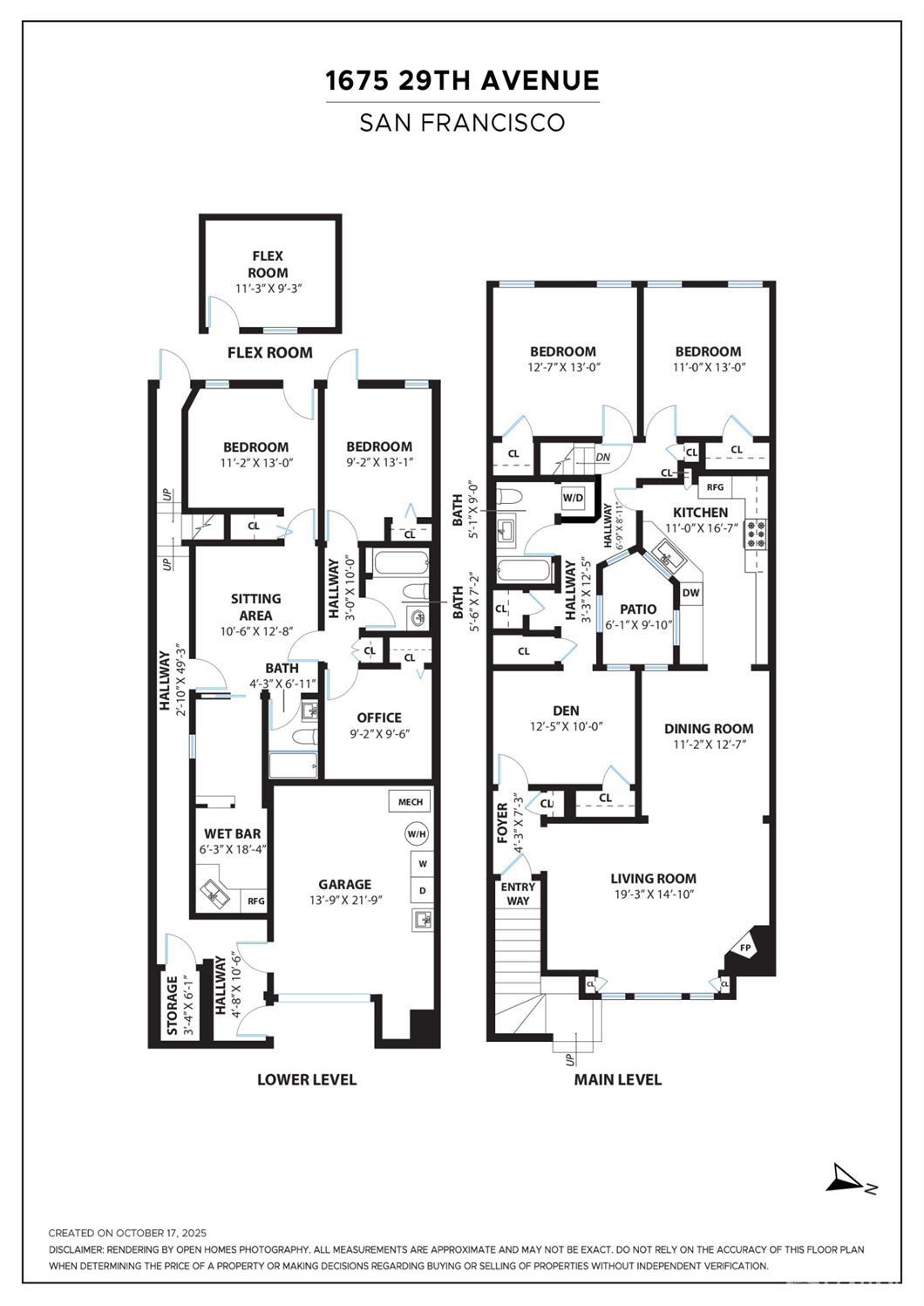 Detail Gallery Image 61 of 61 For 1675 29th Ave, San Francisco,  CA 94122 - 4 Beds | 3 Baths