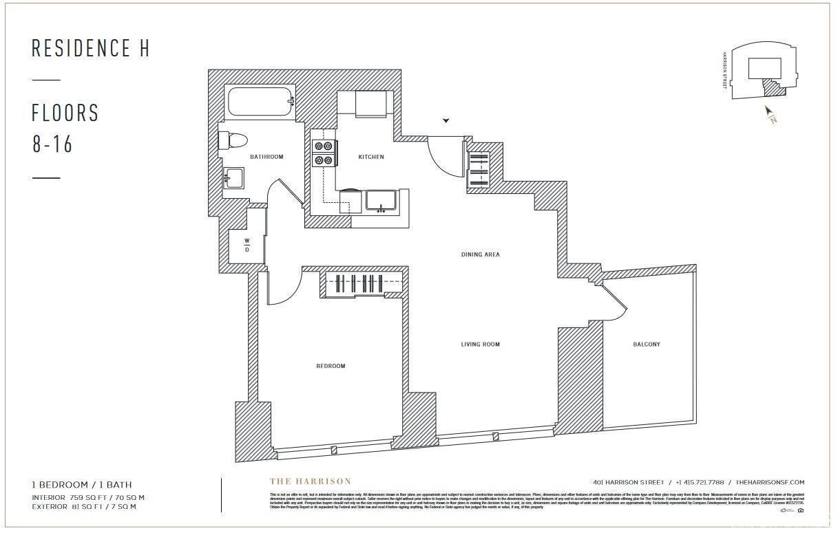 Detail Gallery Image 24 of 44 For 401 Harrison St 9h,  San Francisco,  CA 94105 - 1 Beds | 1 Baths