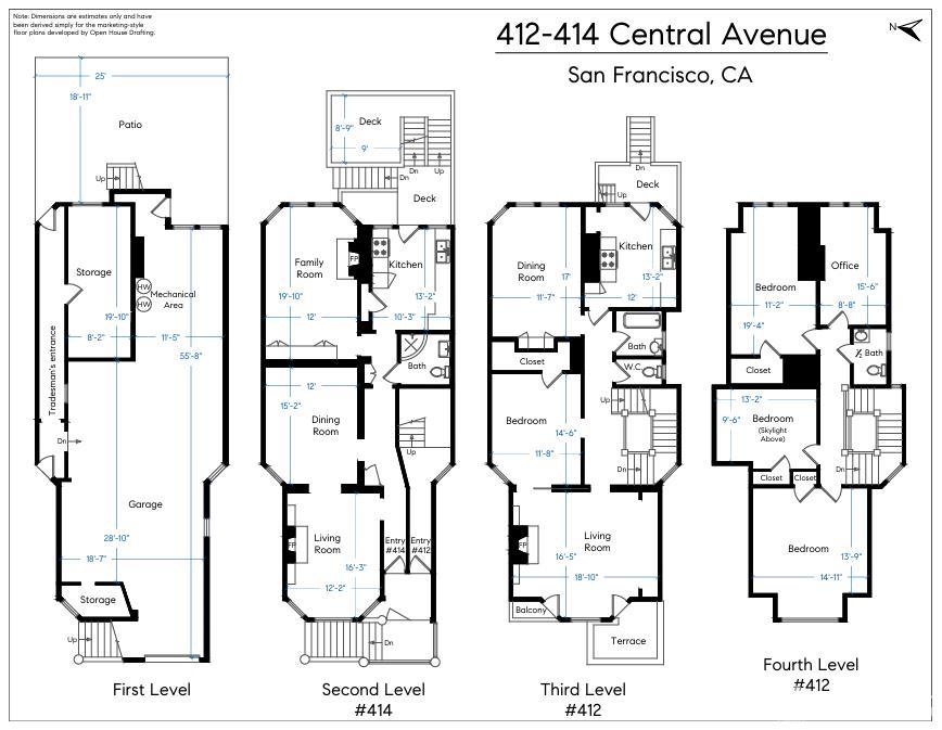 Detail Gallery Image 4 of 46 For 412 Central Ave, San Francisco,  CA 94117 - – Beds | – Baths