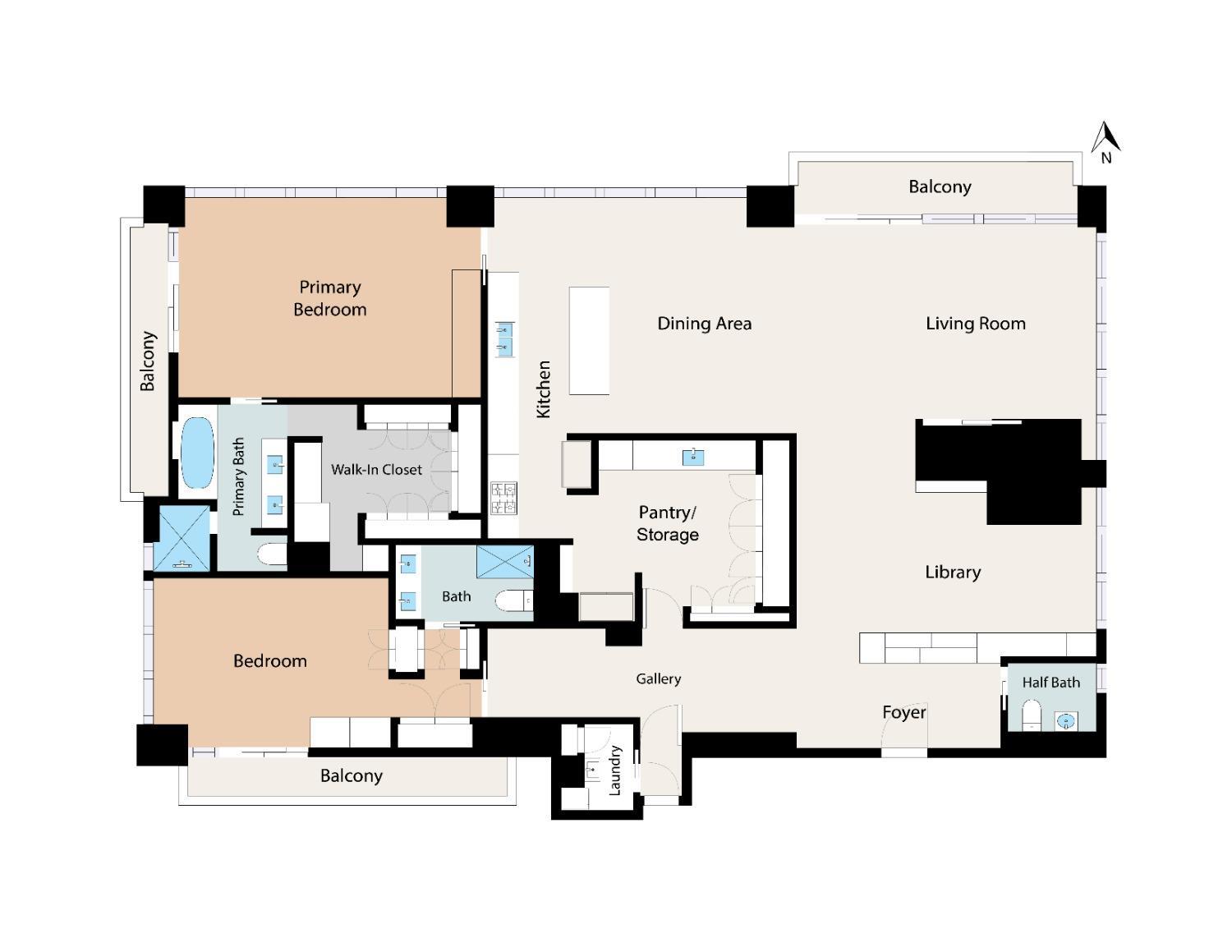 Detail Gallery Image 51 of 51 For 1750 Taylor St #1901,  San Francisco,  CA 94133 - 2 Beds | 2/1 Baths