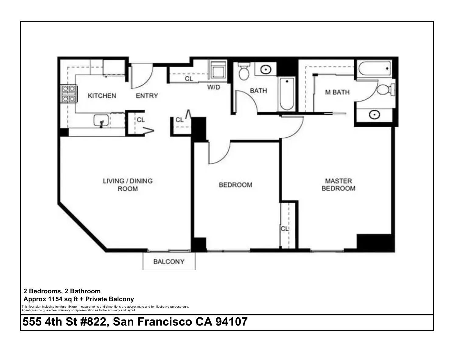 Detail Gallery Image 22 of 78 For 555 4th St #822,  San Francisco,  CA 94107 - 2 Beds | 2 Baths