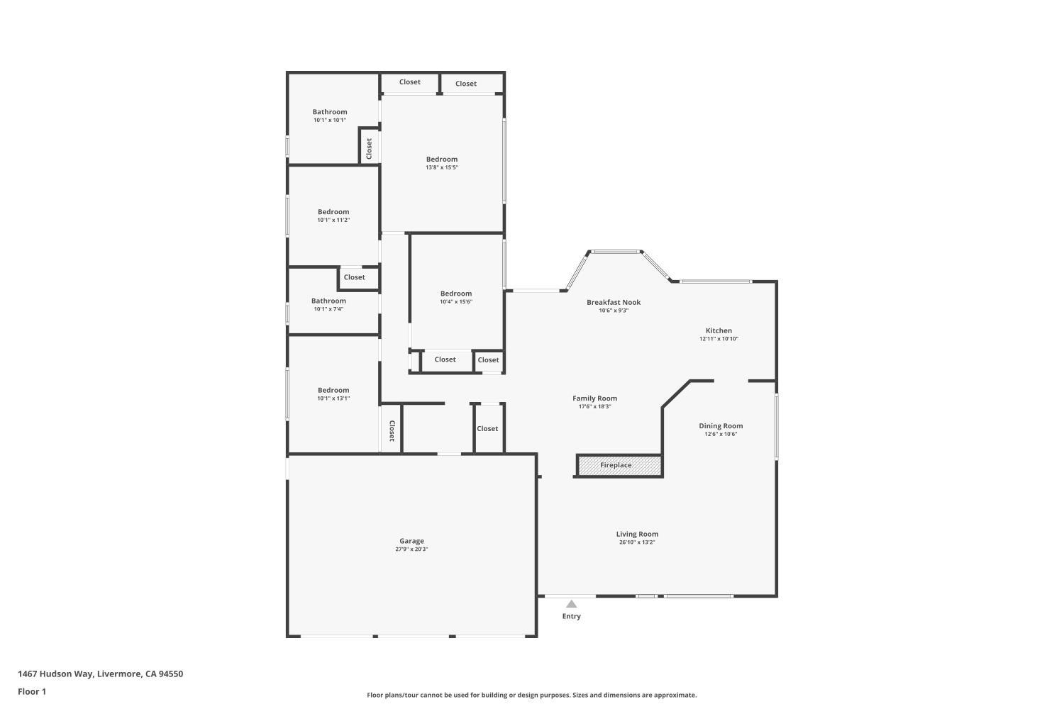Detail Gallery Image 37 of 37 For 1467 Hudson Way, Livermore,  CA 94550 - 4 Beds | 2 Baths