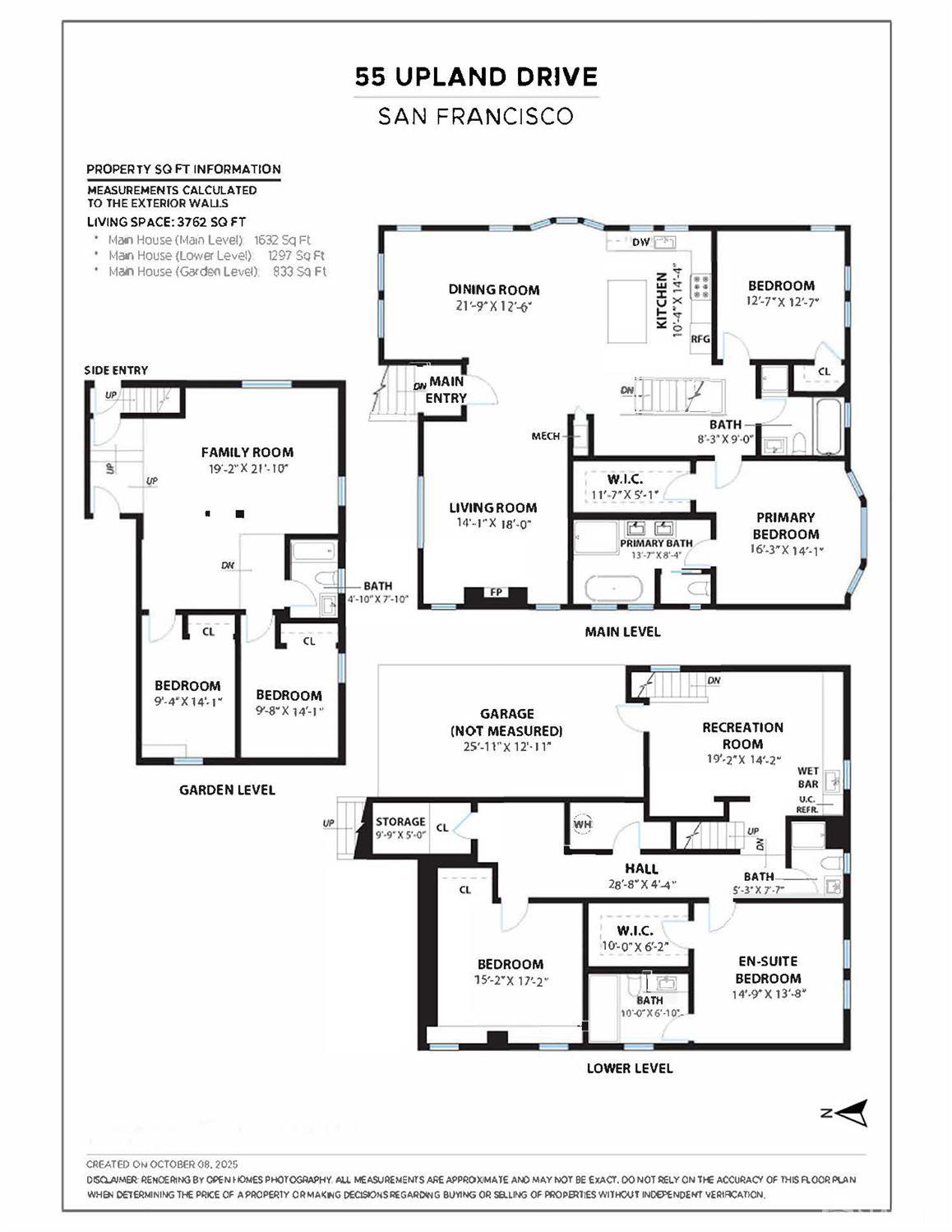 Detail Gallery Image 45 of 45 For 55 Upland Dr, San Francisco,  CA 94127 - 6 Beds | 5 Baths