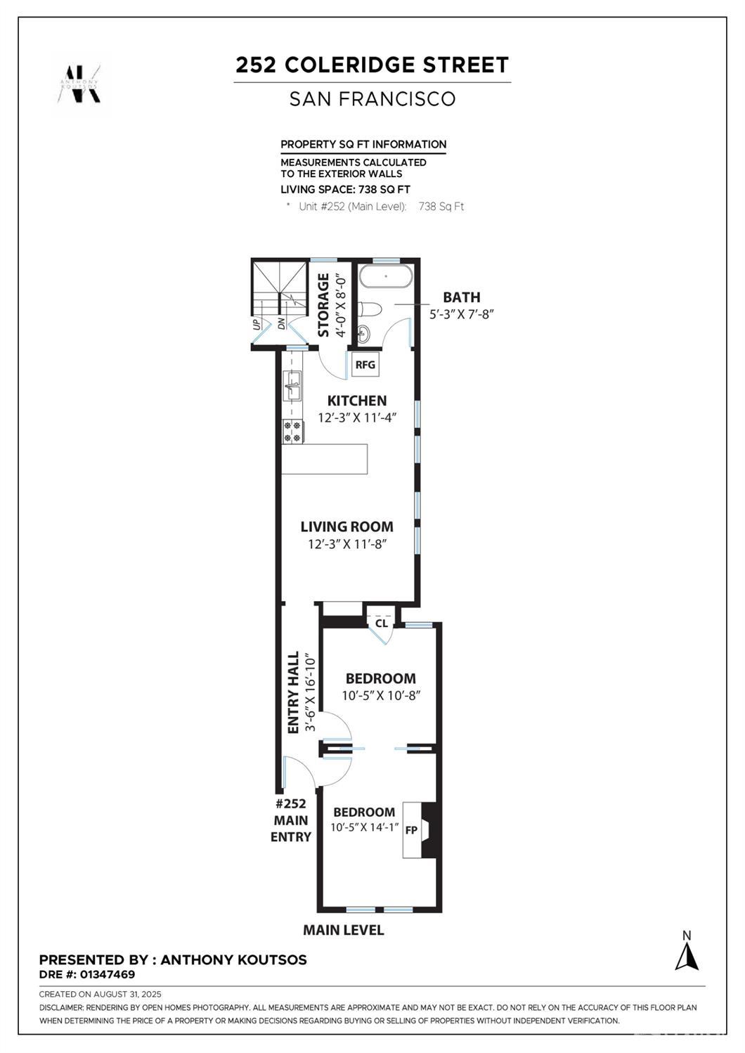 Detail Gallery Image 28 of 29 For 252 Coleridge St, San Francisco,  CA 94110 - 2 Beds | 1 Baths