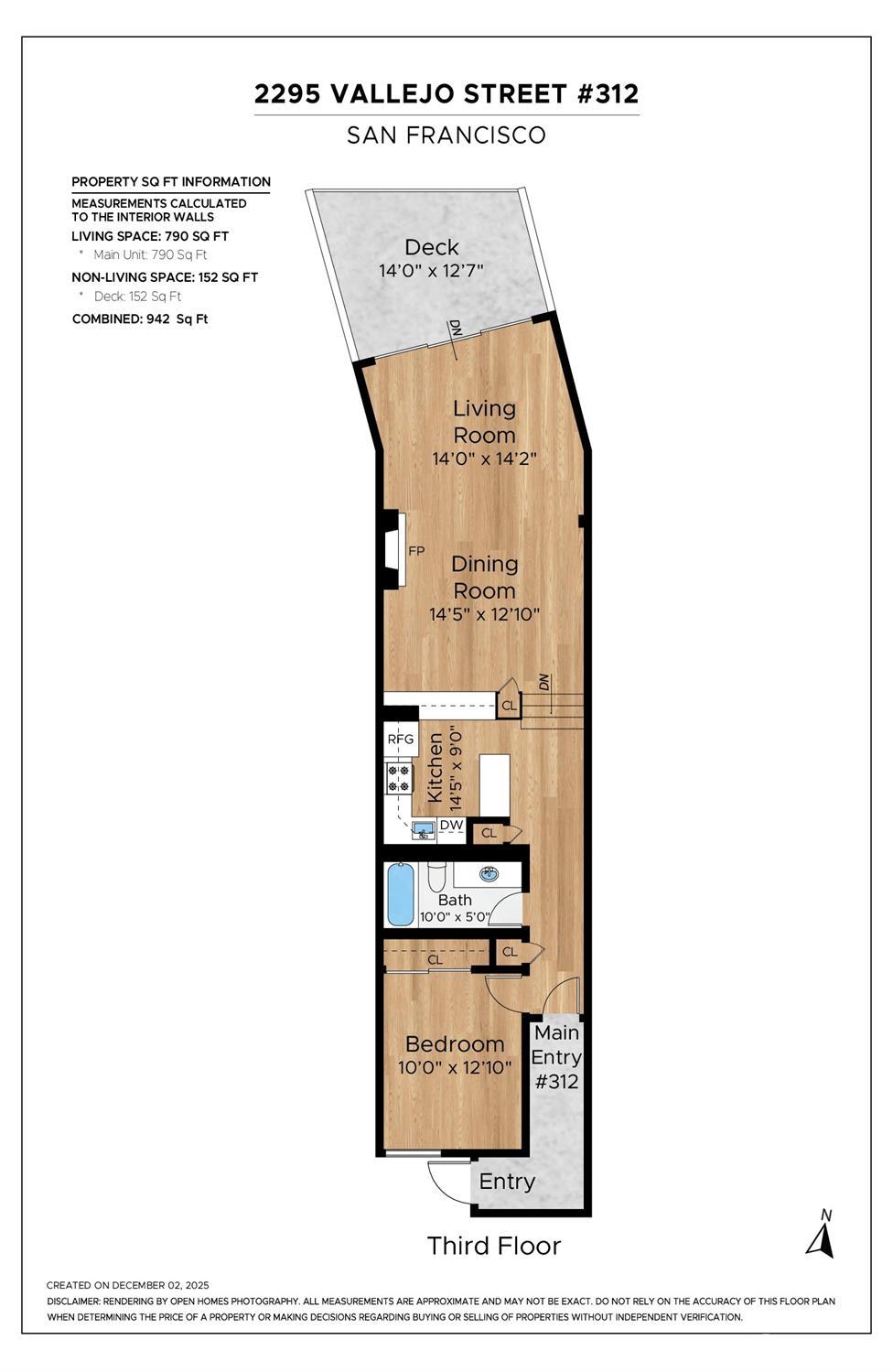 Detail Gallery Image 31 of 31 For 2295 Vallejo St #312,  San Francisco,  CA 94123 - 1 Beds | 1 Baths