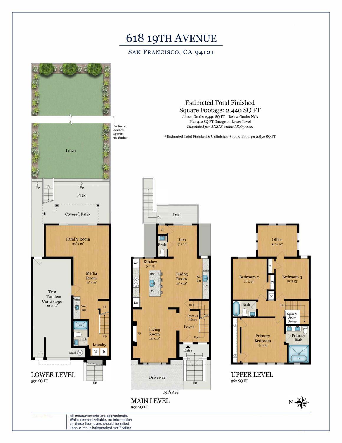 Detail Gallery Image 8 of 82 For 618 19th Ave, San Francisco,  CA 94121 - 3 Beds | 3/1 Baths
