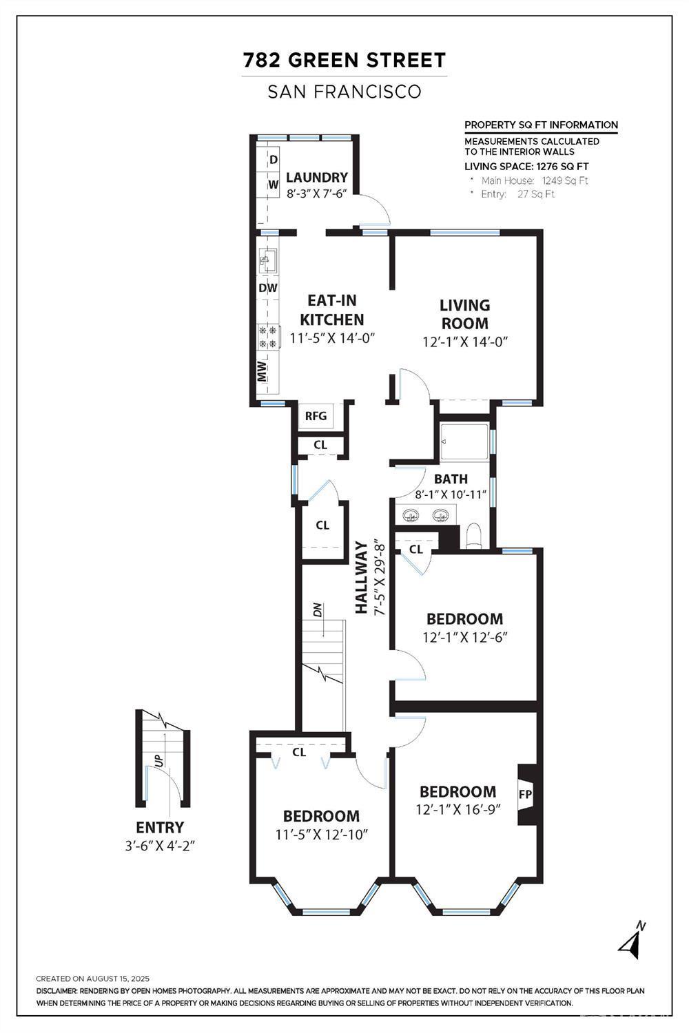 Detail Gallery Image 26 of 26 For 782 Green St, San Francisco,  CA 94133 - 3 Beds | 1 Baths