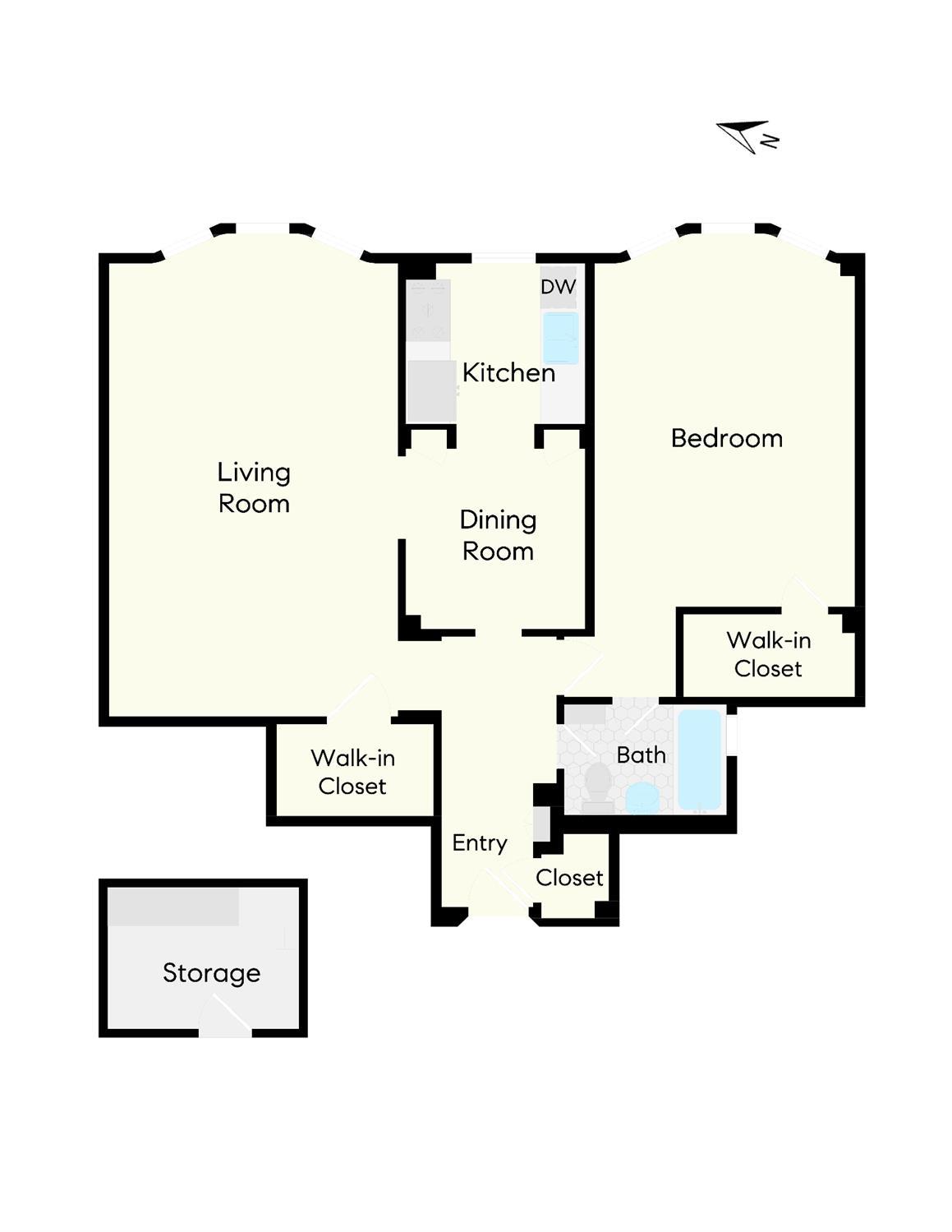 Detail Gallery Image 25 of 25 For 2090 Pacific Ave #406,  San Francisco,  CA 94109 - 1 Beds | 1 Baths