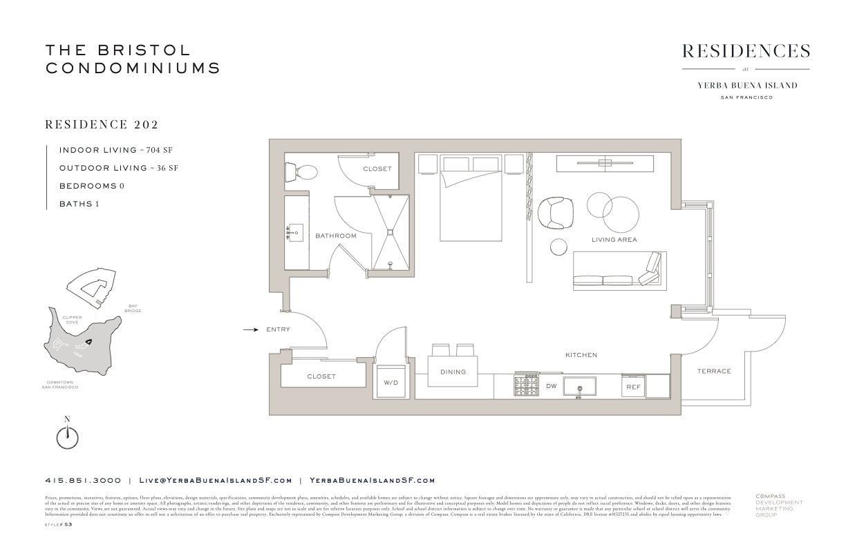 Detail Gallery Image 49 of 49 For 1 Bristol Ct #202,  San Francisco,  CA 94130 - 0 Beds | 1 Baths